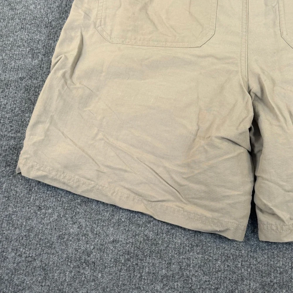 The North Face Mens Khaki Nylon Hiking Utility Shorts Tan Size 36 V608546 #2298‎